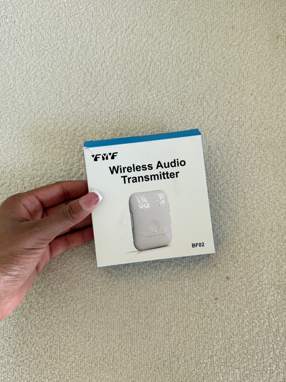 Wireless Transmitter Bluetooth Plane Adapter Audio Jack Headphones Dual Devices